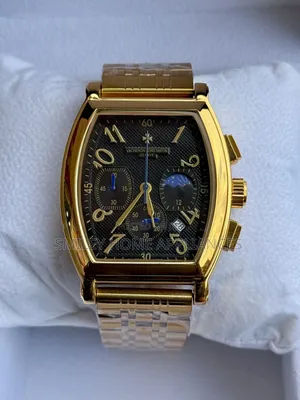 Geneva Men's Watch Black Gold
