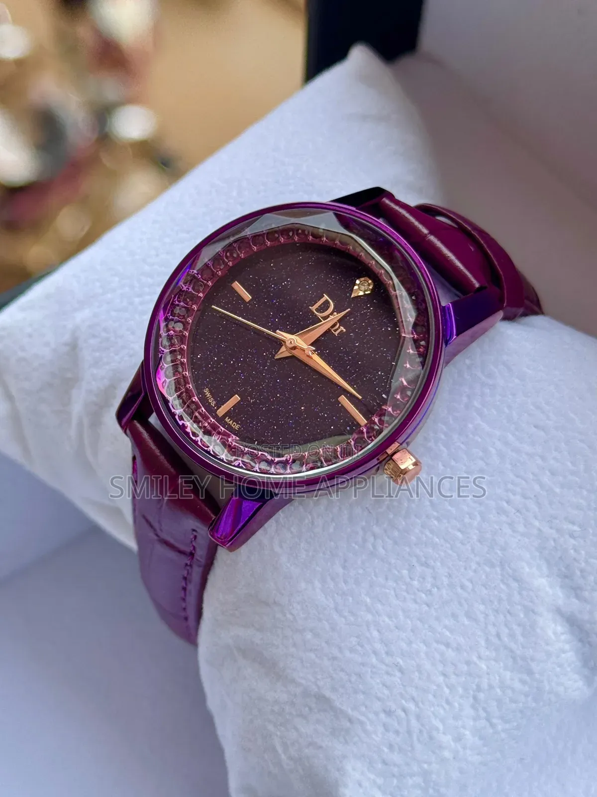 Dior Ladies Watch Purple Color