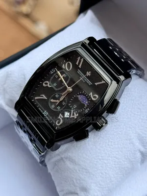 Geneva Men's Watch Dark Black
