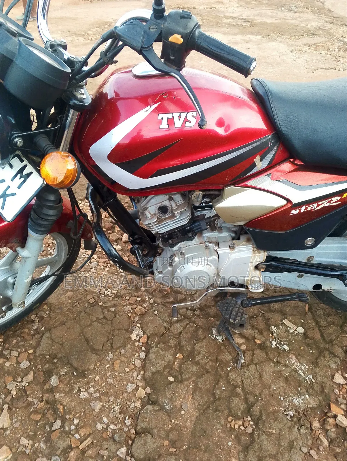 TVS HLX 125 2023 Red