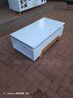 Wooden Center Table With Drawer