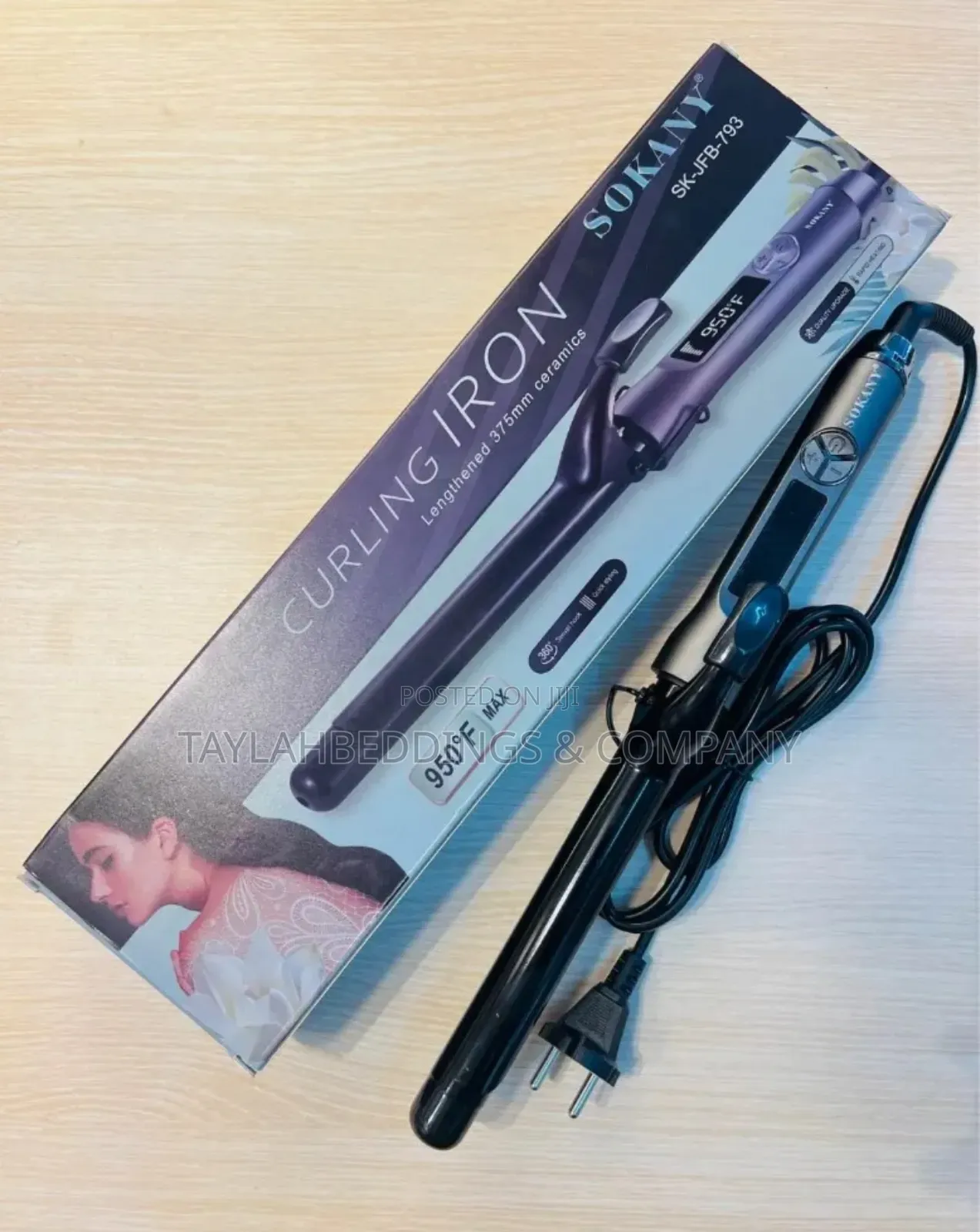 Sokany Sk-JFB-793 Curling Iron - Black