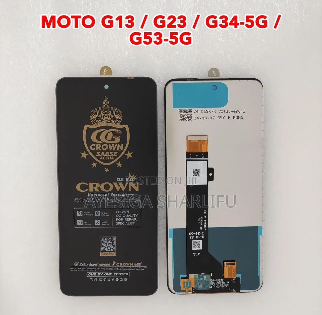 Motorolla G 13/G23 Original Screen