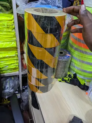 Yellow & Black (50m)Reflective Stickers