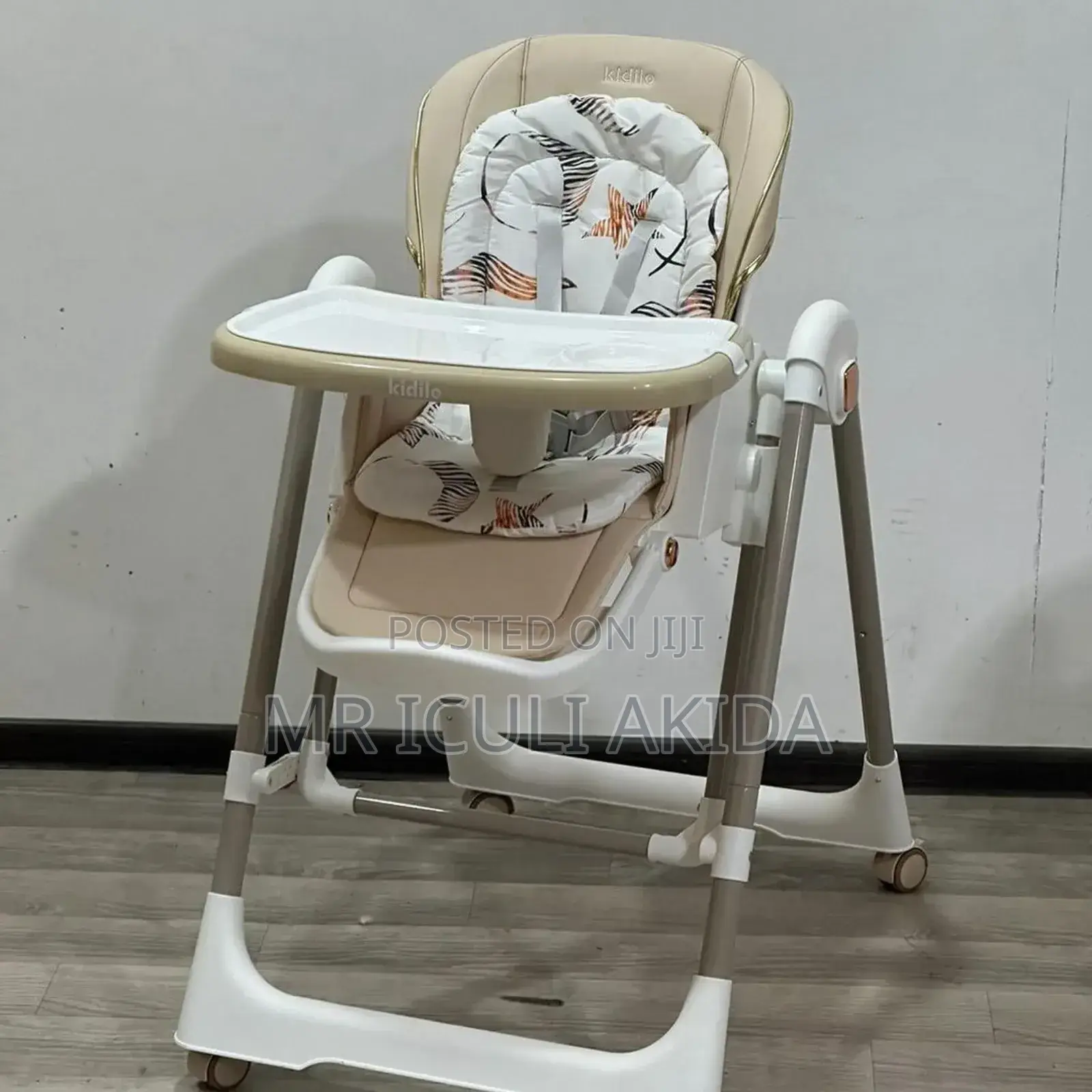 2in1wheeled Baby High Dining Feeding Chair WTH Rocking Swing