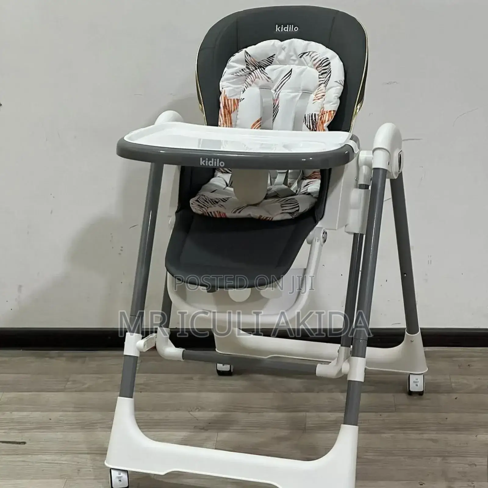 2in1wheeled Baby High Dining Feeding Chair WTH Rocking Swing
