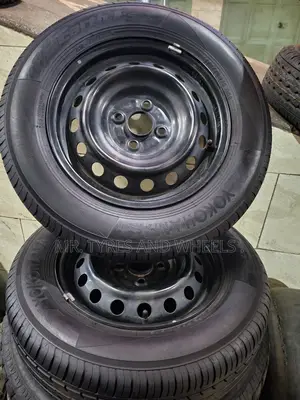 Front Cars Size 14 Both Rims and Tires Used Japan.