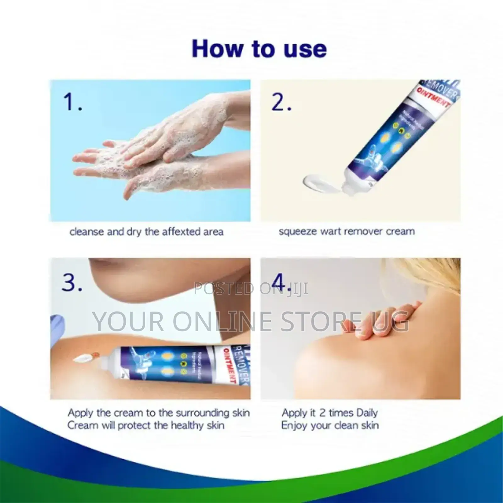 2pcs Sumifun Skin Tag Wart Remover Ointment