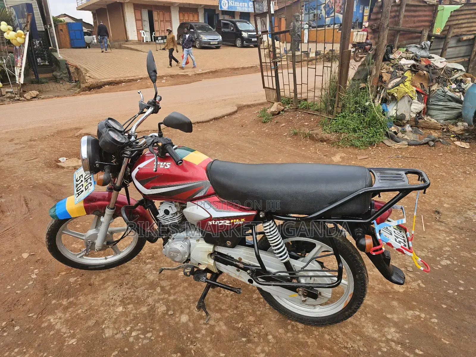 TVS HLX 125 2022 Red