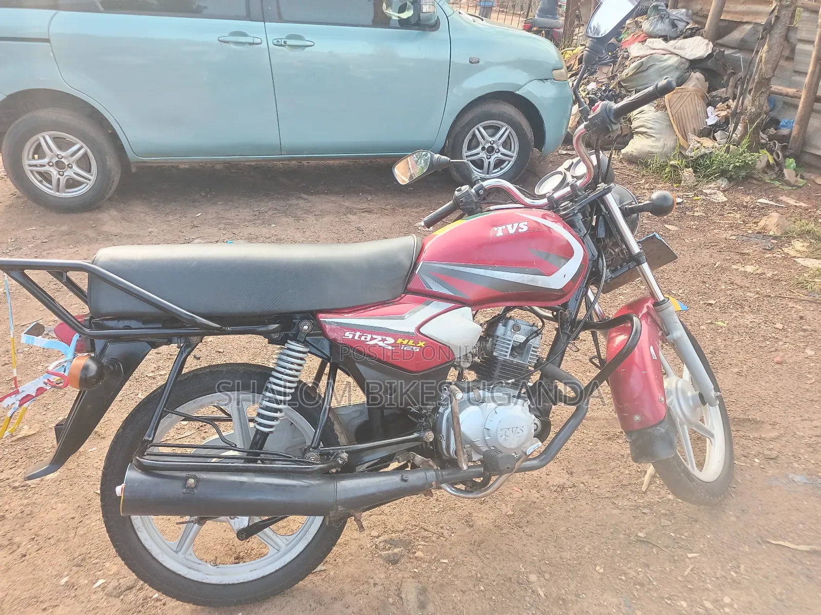 TVS HLX 125 2022 Red