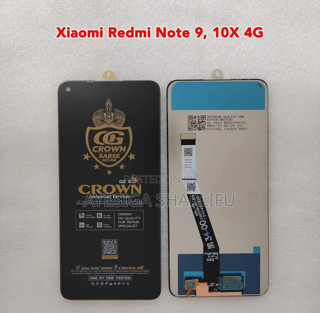Redmi Note 9 / 10X 4G Original Screen
