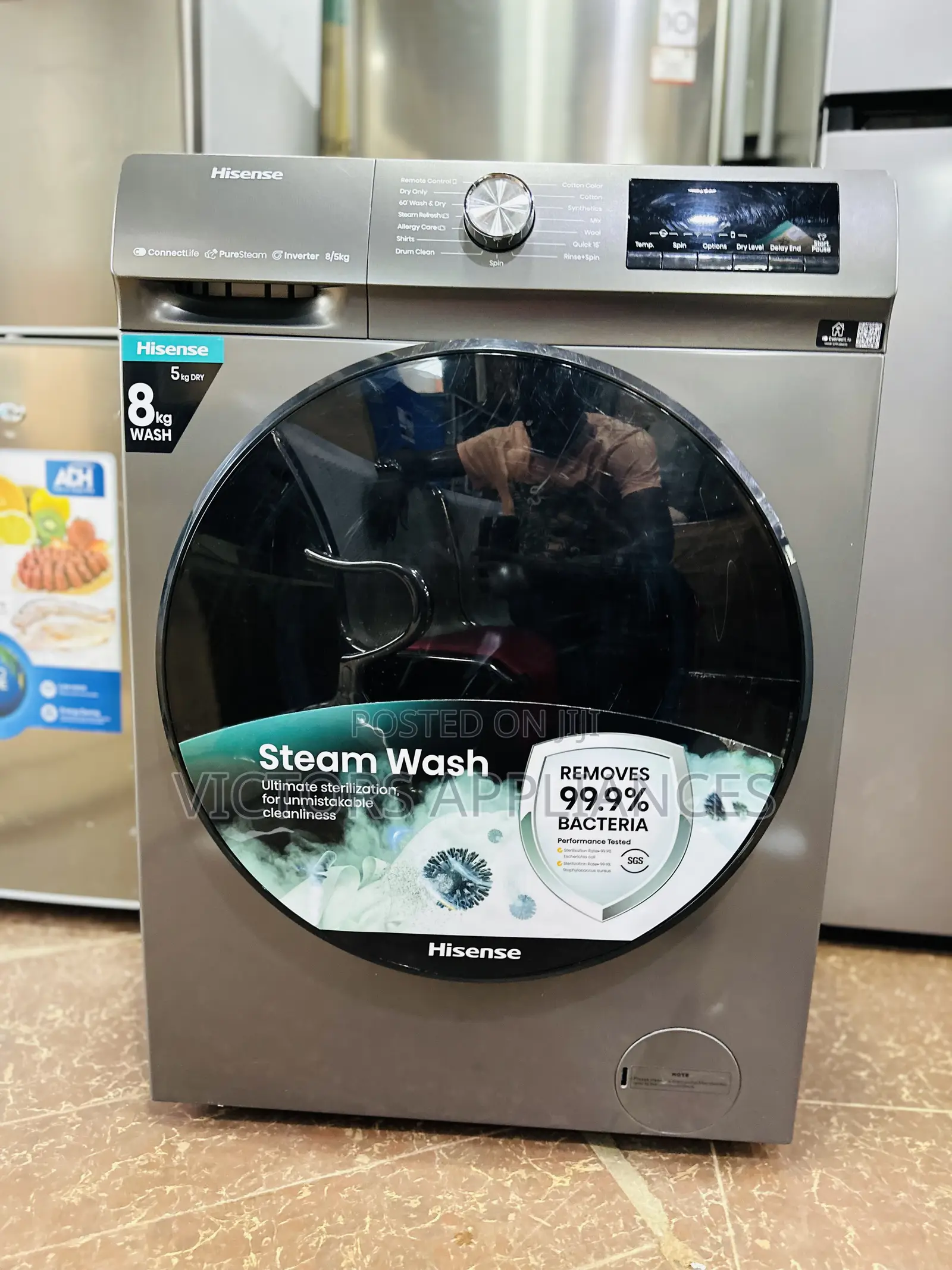 Hisense 8kg Wash and Dry Frontloader Washing Machine