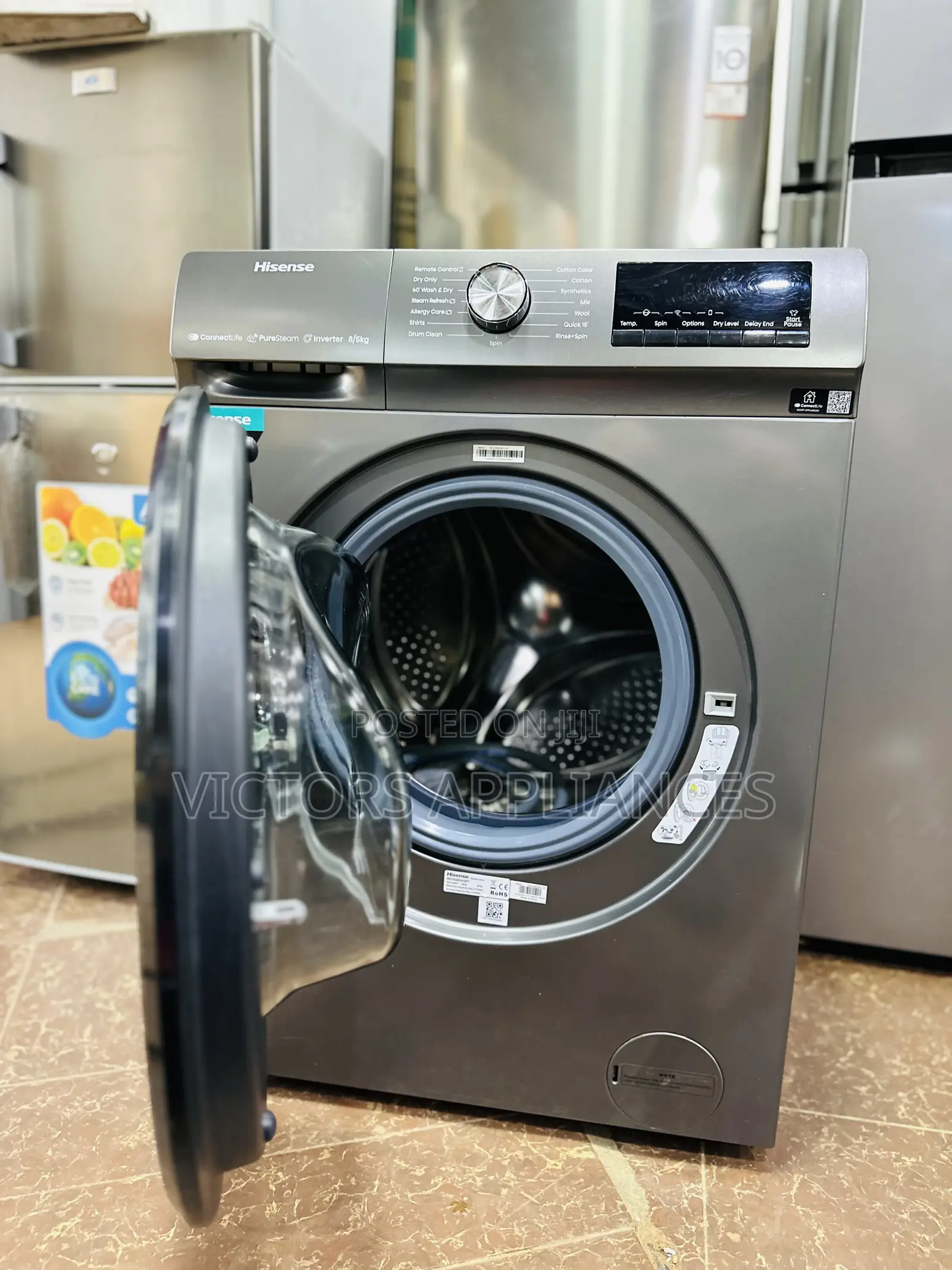 8kg 2in1 Wash and Dry Hisense Frontloader Washing Machine