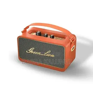Green Lion Classic Sound Stereo Speaker- Multicolor
