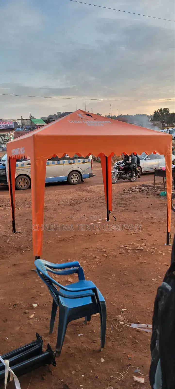 Gazebo 8x8fts in Heavy Duty PVC Material Any Colour