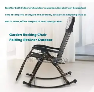 Garden Relaxing Zero Gravity Lounger Inclining Rocking Chair