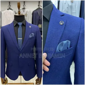 Photo - Glamorous Men's Blazer Coats- Dark Blue