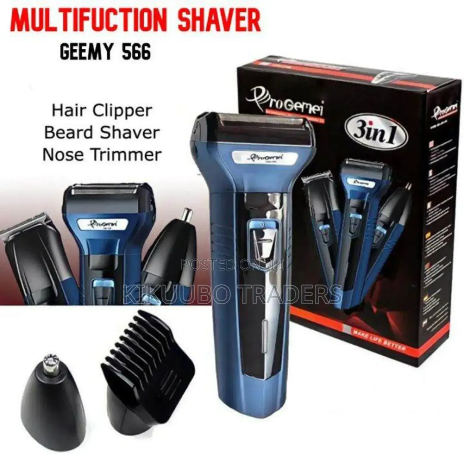 3in1 Professional Rechargeable Shaver Set