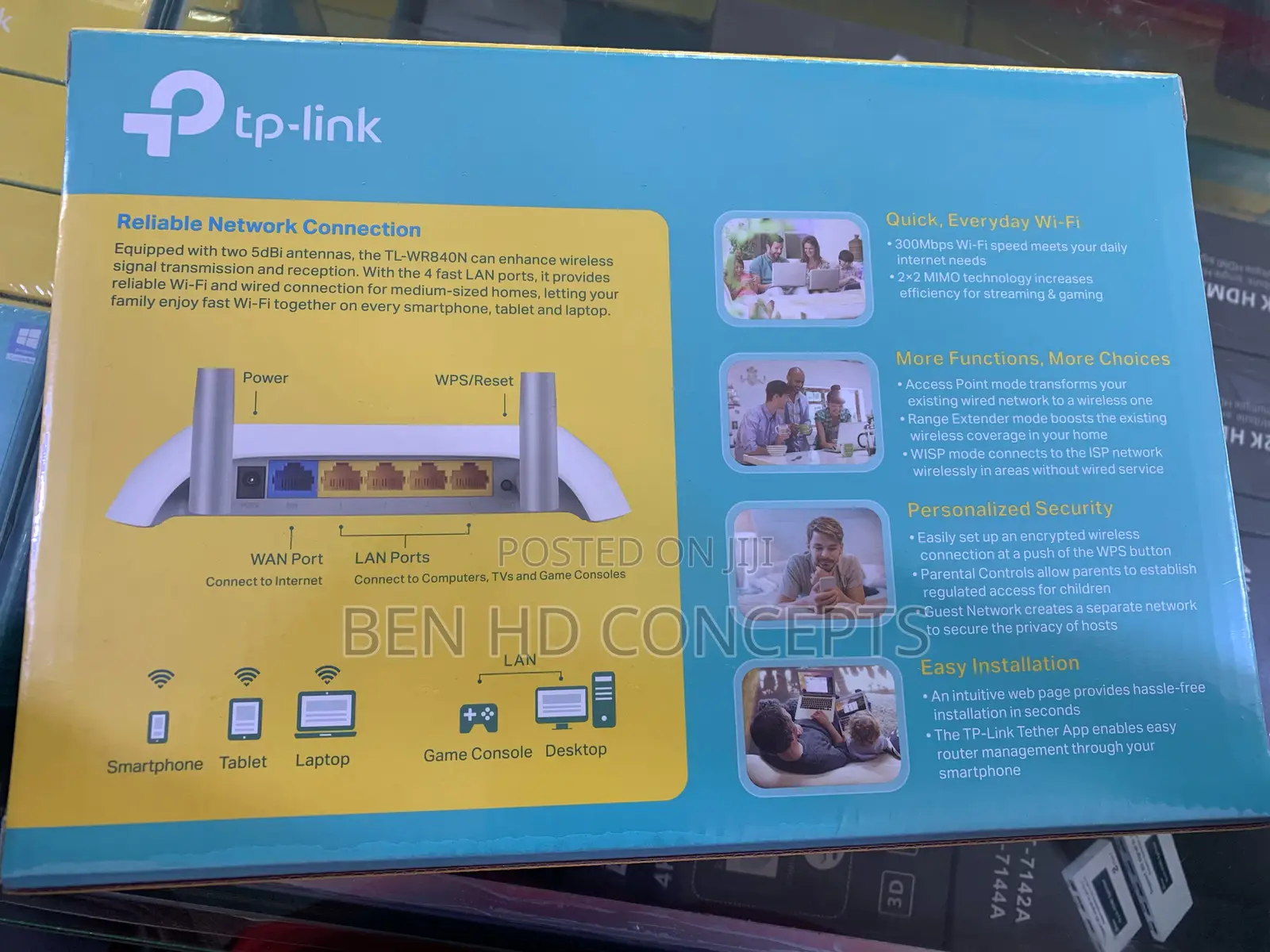 Tp-Link Wireless Router TL-WR840N 300mbps