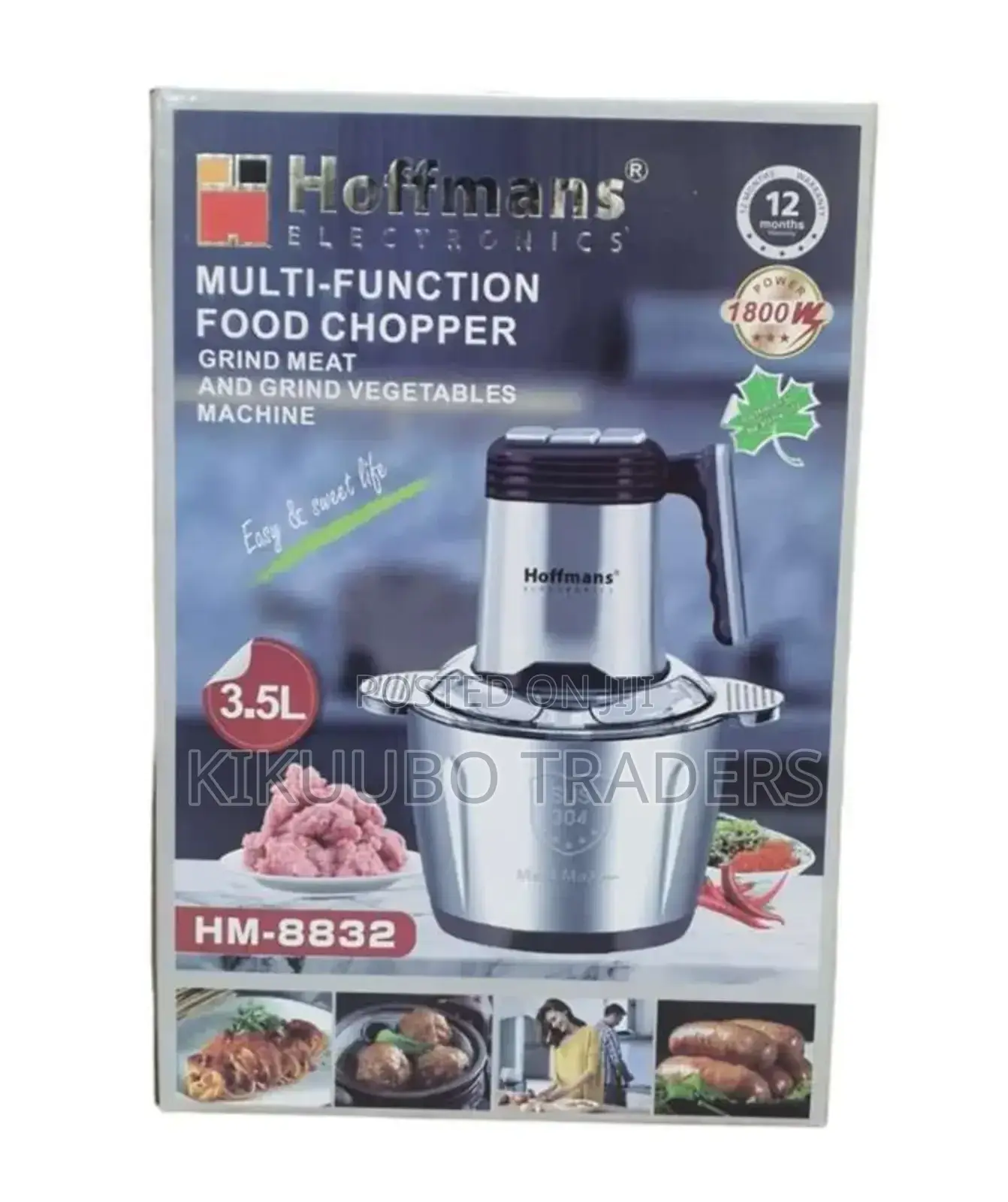 Hoffman 3.5L Electric Food Chopper