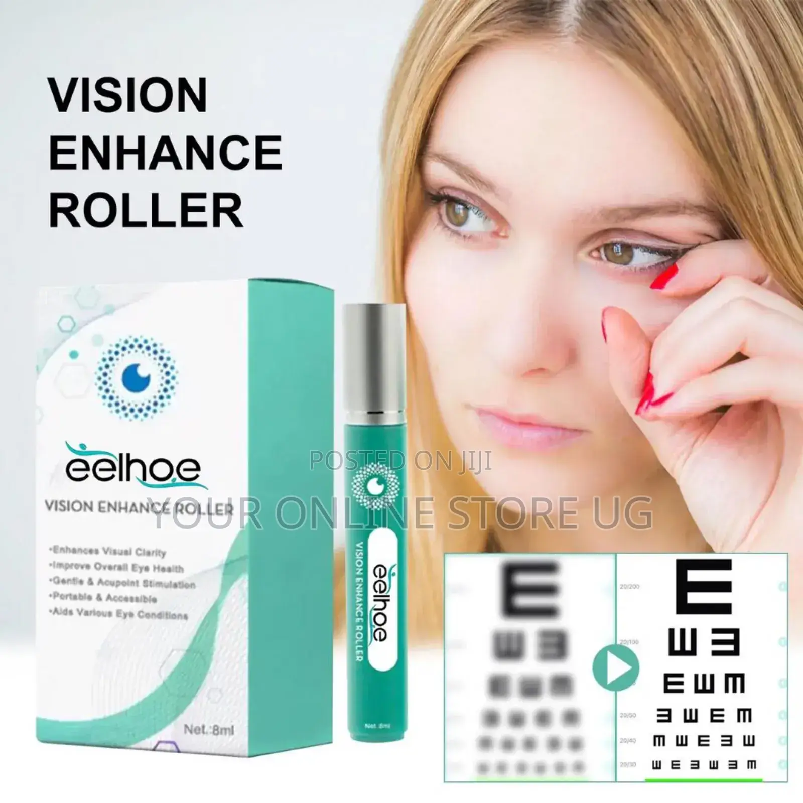 2pcs Eelhoe Vision Enhancer Roller Improve Eyesight Vision