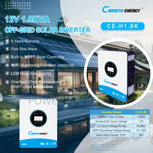 1.8kva 1800w Cworth Hybrid Smart Inverter