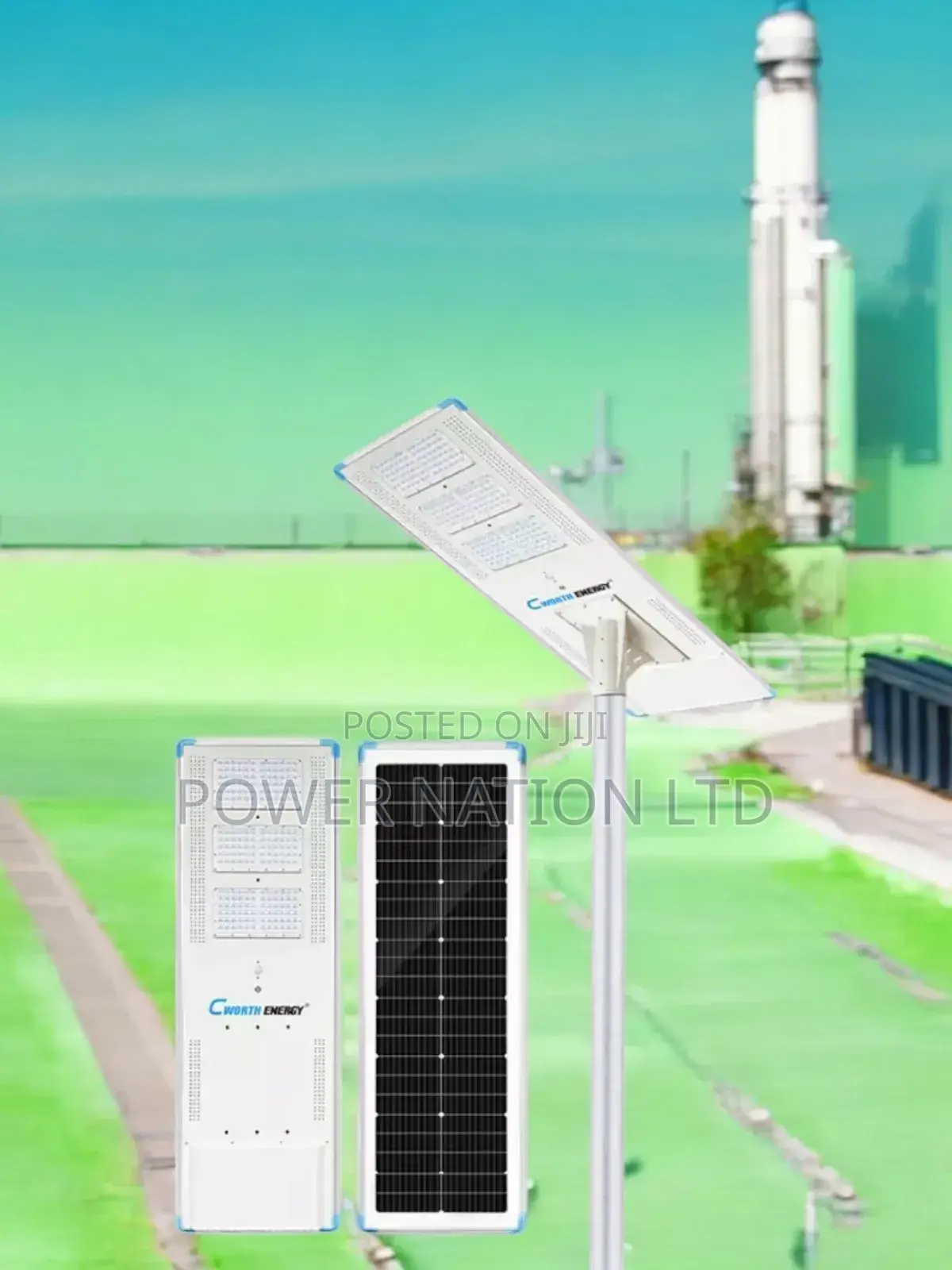 100w Cworth All in One Integrated Solar Street Light 16800lm
