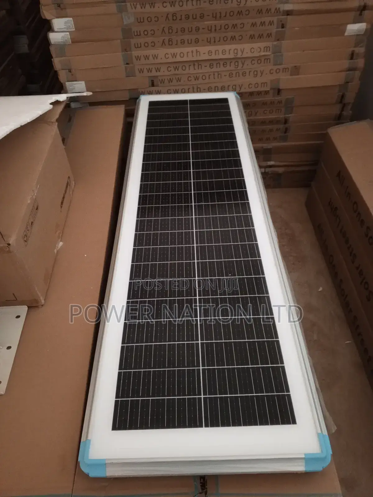100w 16800 Lumens All in One Integrated Solar Street Light