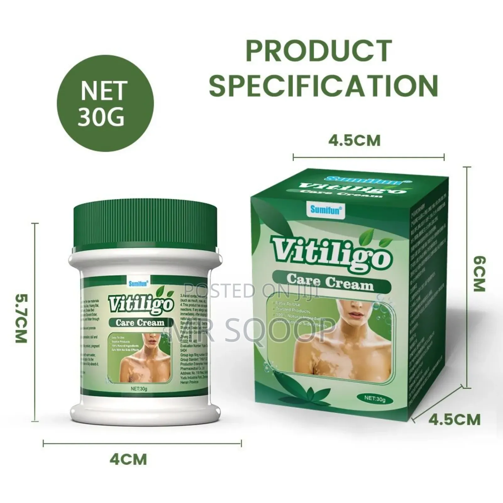 Vitiligo Care Relief Cream Skincare