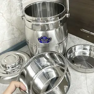 2L Stainless Steel Insulated Multi-Layer Thermal Lunch Box