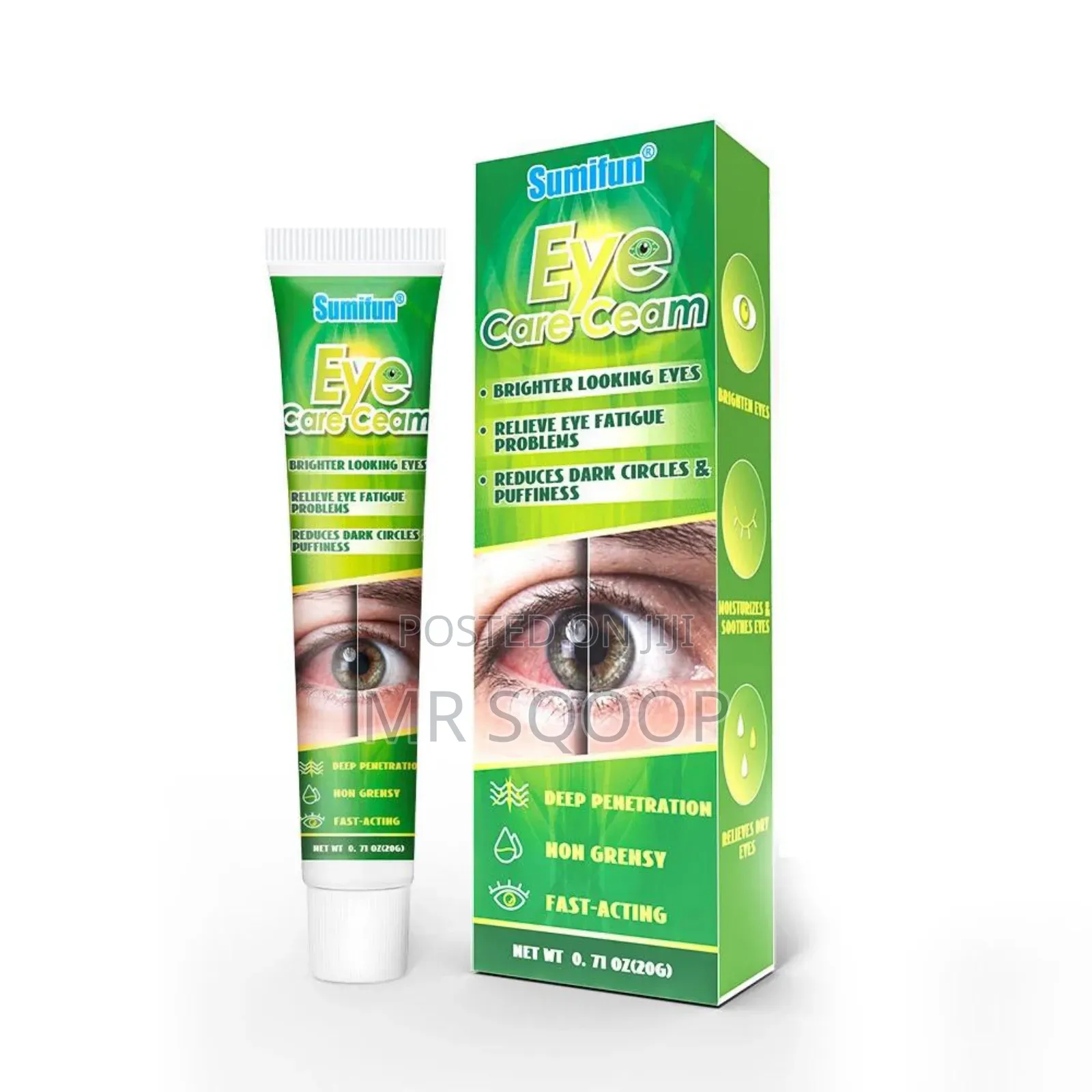 Eye Care Cream Relieve Red Eyes Blurred Dry Eyes Whitening