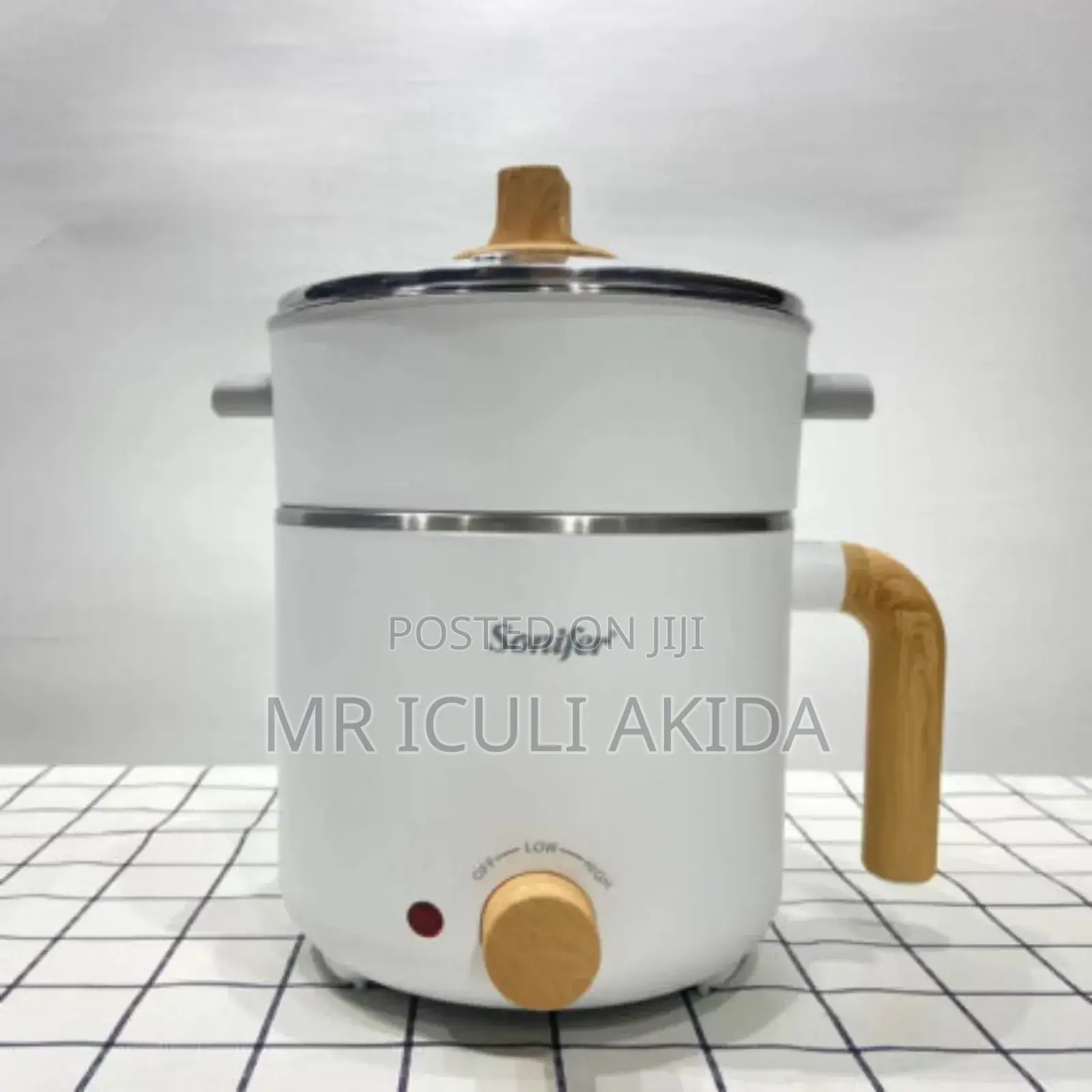 Sonifer 1.2L 600w Thermostat Steam Stew Mini Electric Pot