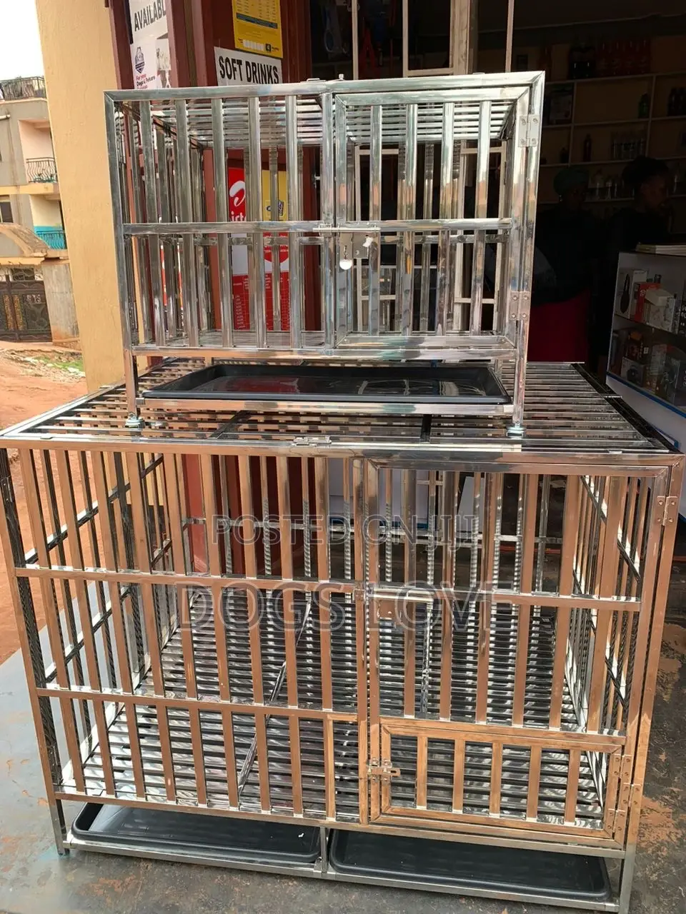 Metallic Indoor Dog Cages