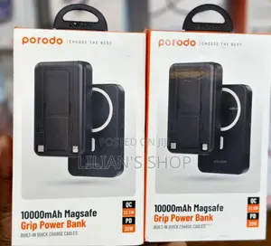 PORODO 10000mah Magsafe Grip Power Bank.