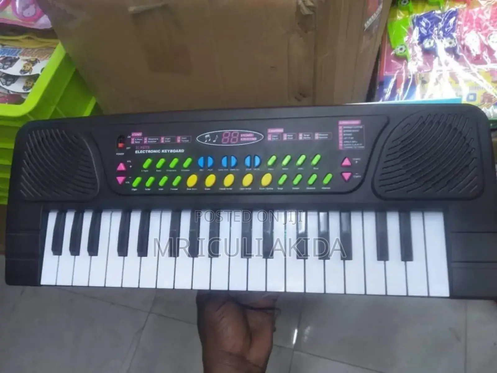 37keys Kids Mini Musical Piano Keyboard With Microphone