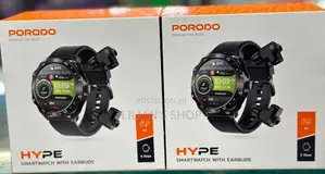 PORODO Hype Smart Watch With Earbuds