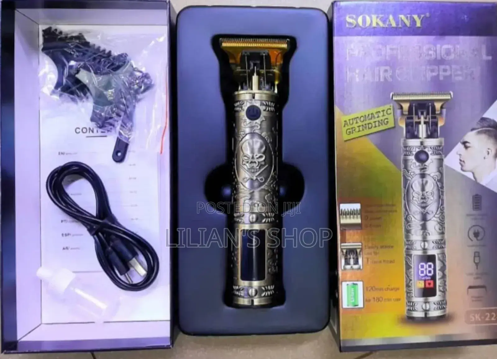 Sokany Hair Clipper LED Display