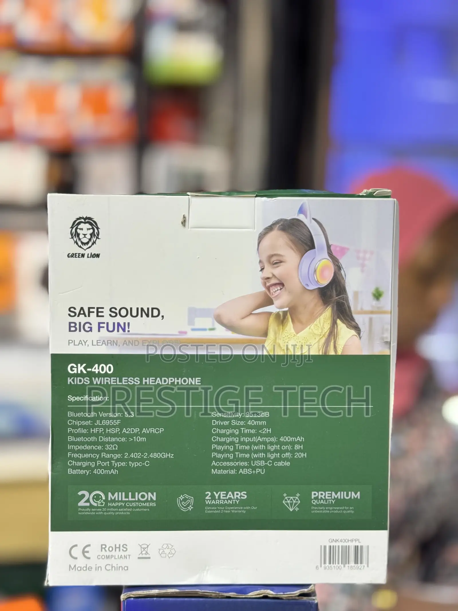 Green Lion Gk 400 Kids Wireless Headphones