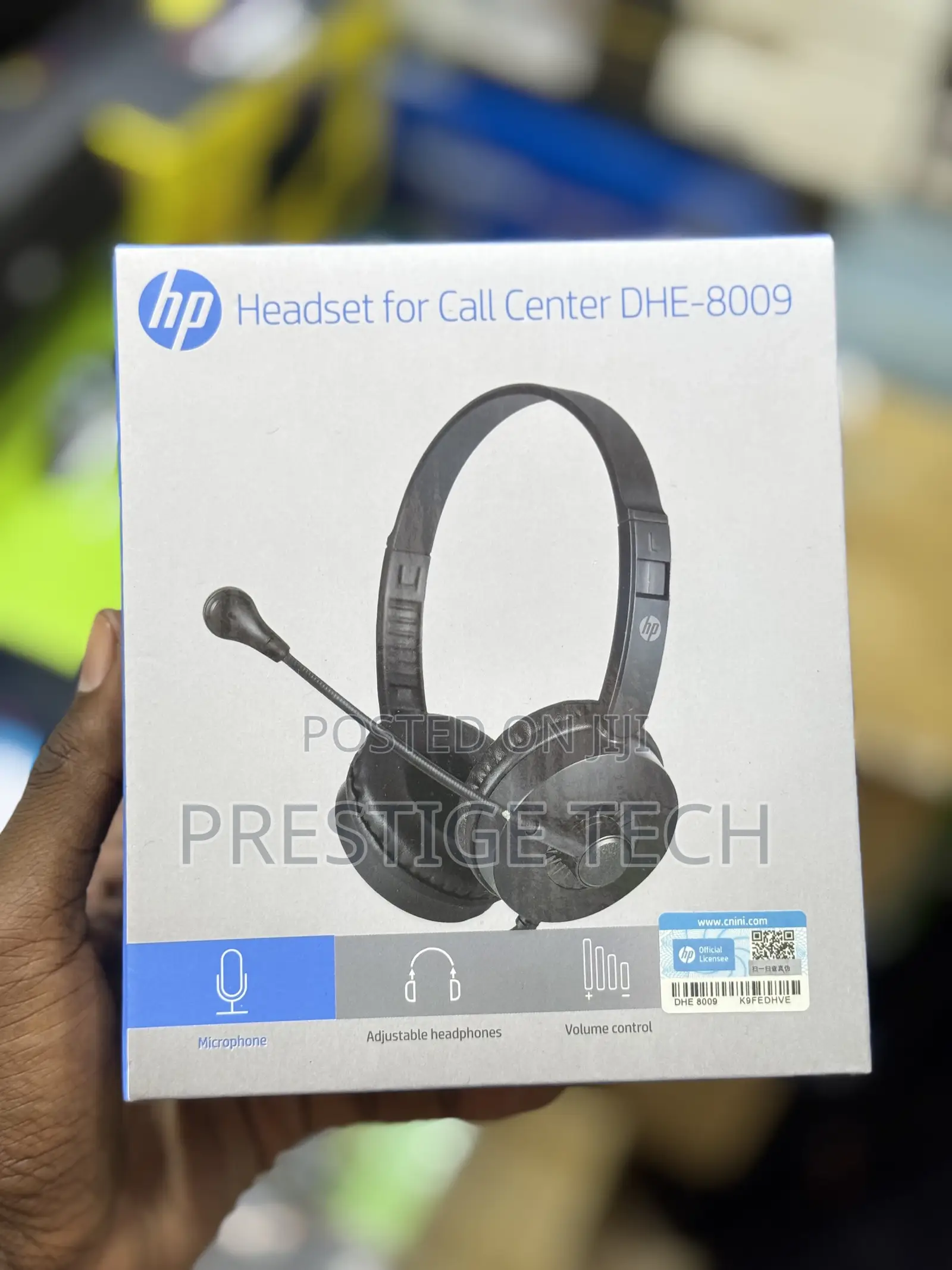 Hp Dhe-8009 Telephone Headset for Call Centre Gaming Headphones