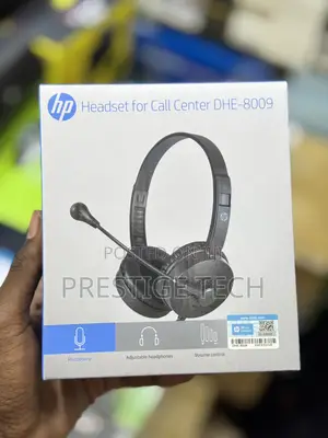 Hp Dhe-8009 Telephone Headset for Call Centre Gaming Headphones