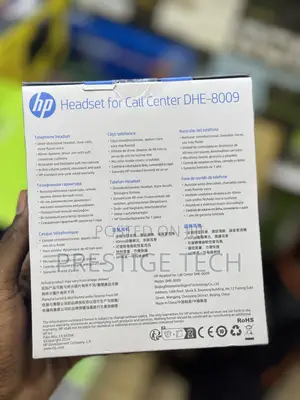 Hp Dhe-8009 Telephone Headset for Call Centre Gaming Headphones