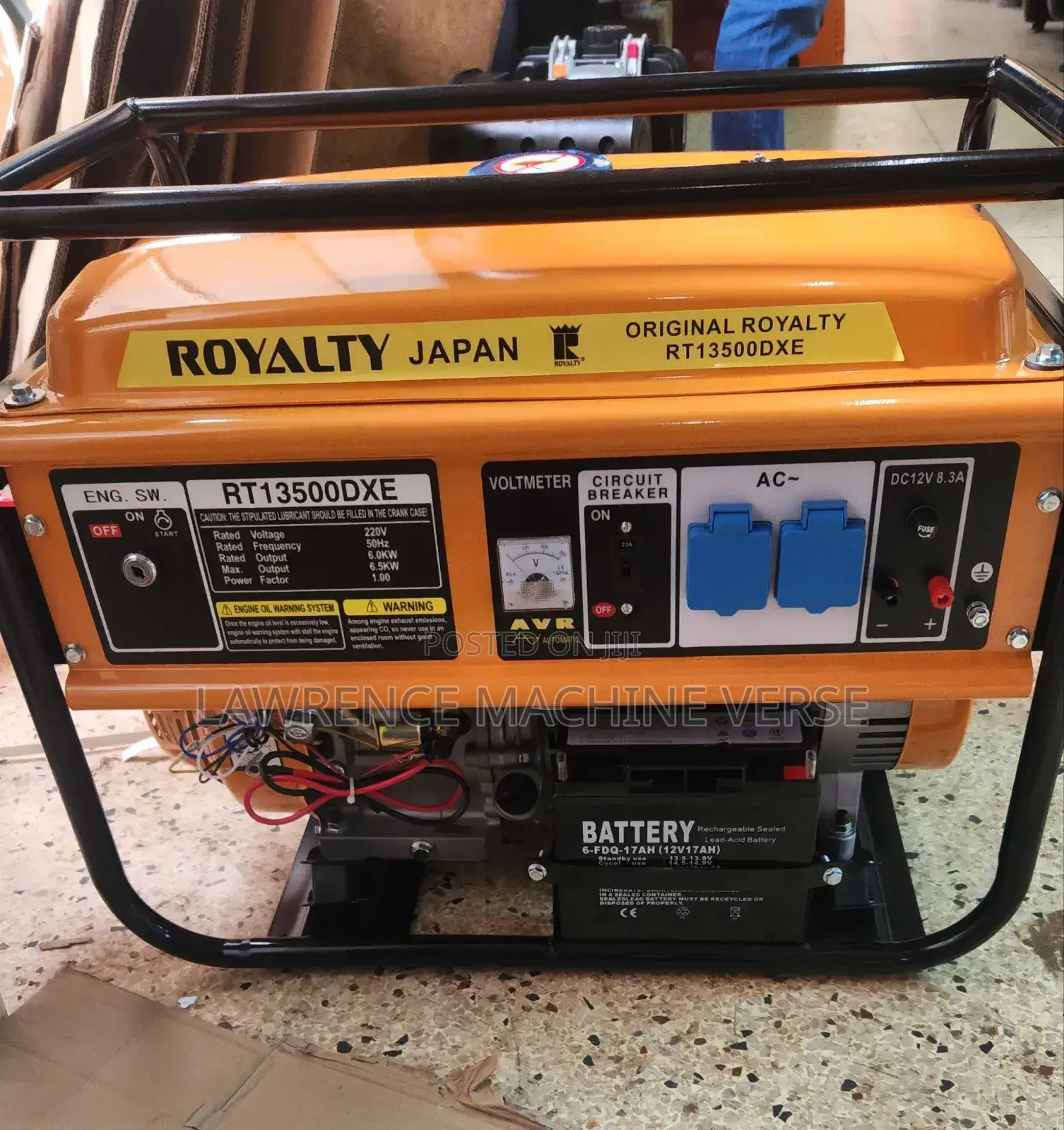 Gasoline Generator 6 .5kva Japan Made