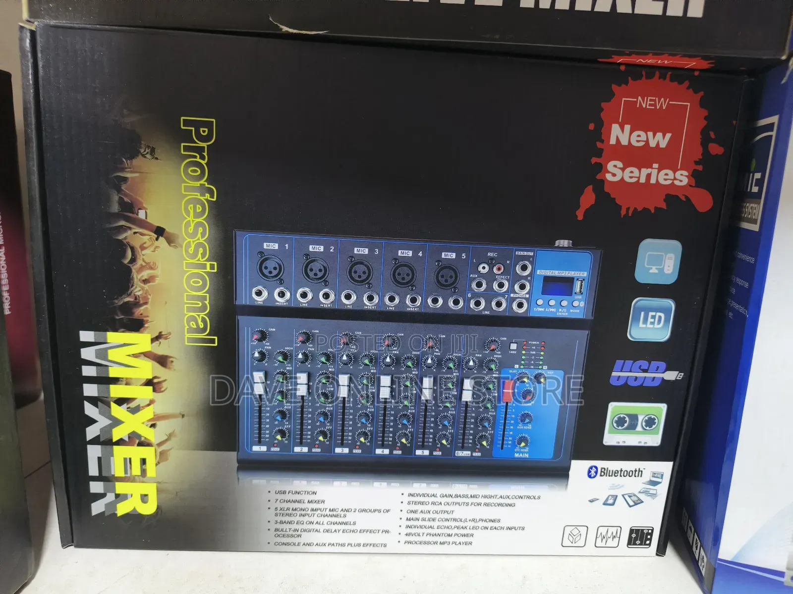Original Version Yamaha USB Bluetooth F-7 Live Music Mixer