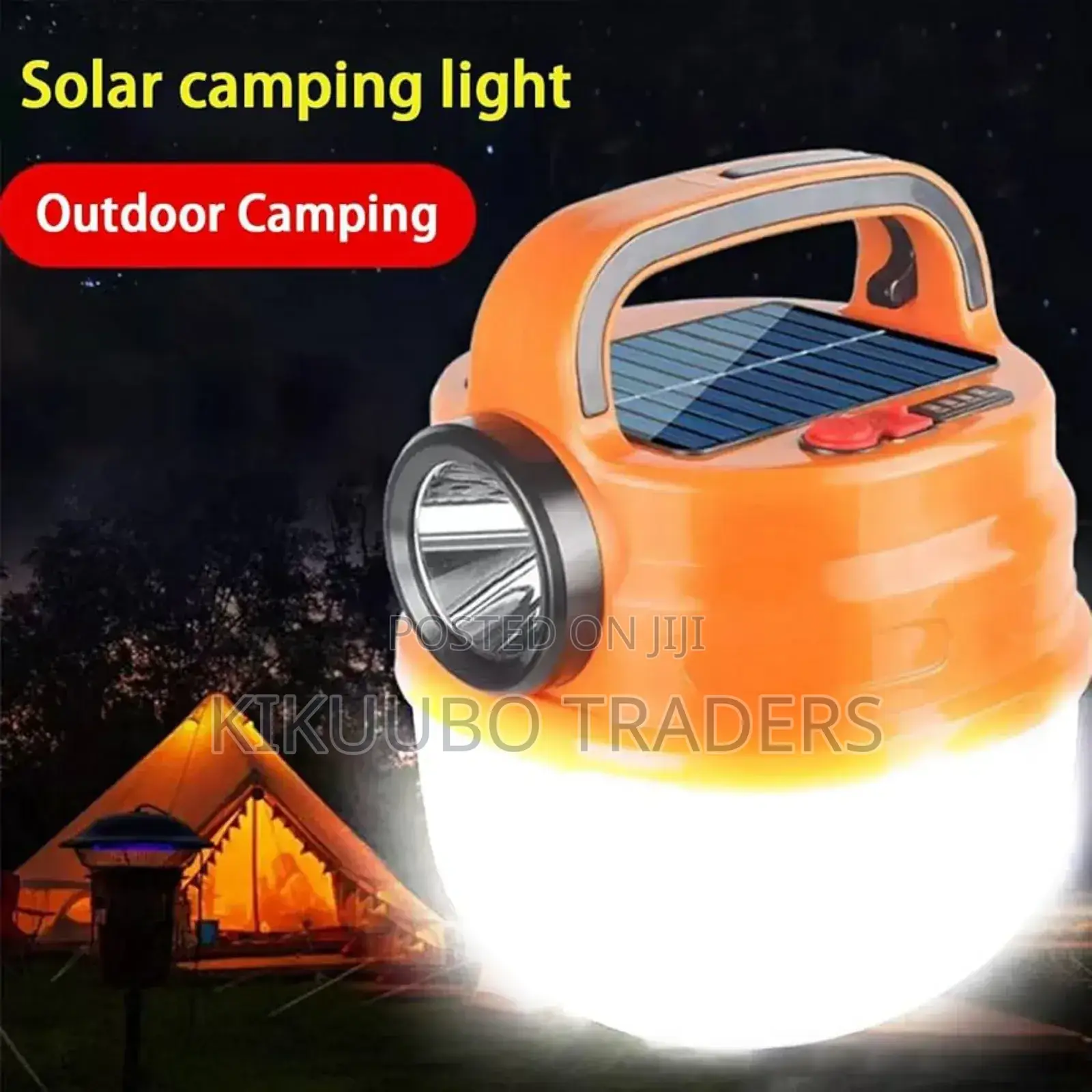 Portable Outdoor Solar Rechargeable Light
