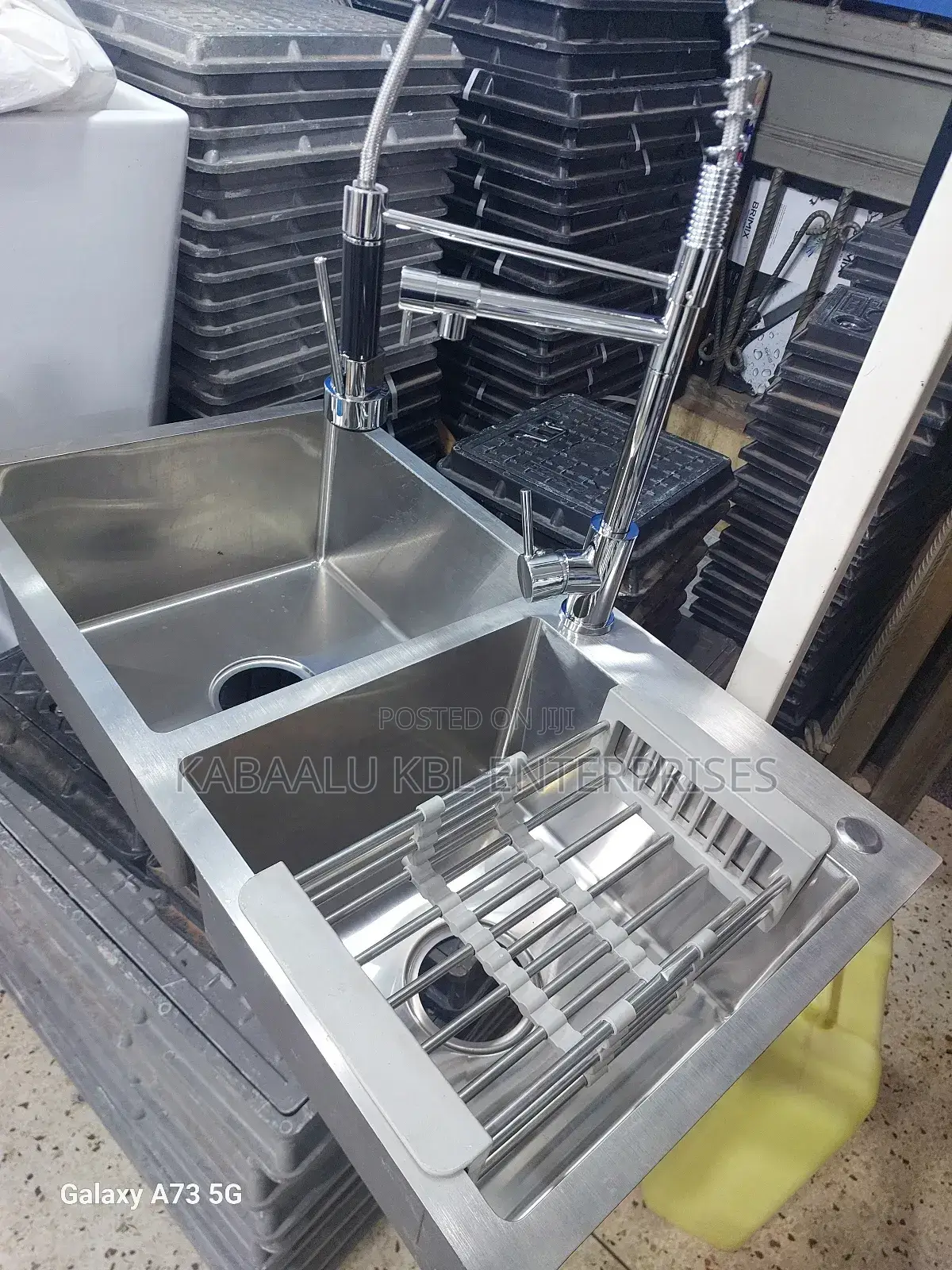 Heavy Duty Worktop Kitchen Sink With Sink Mixer Complete Set