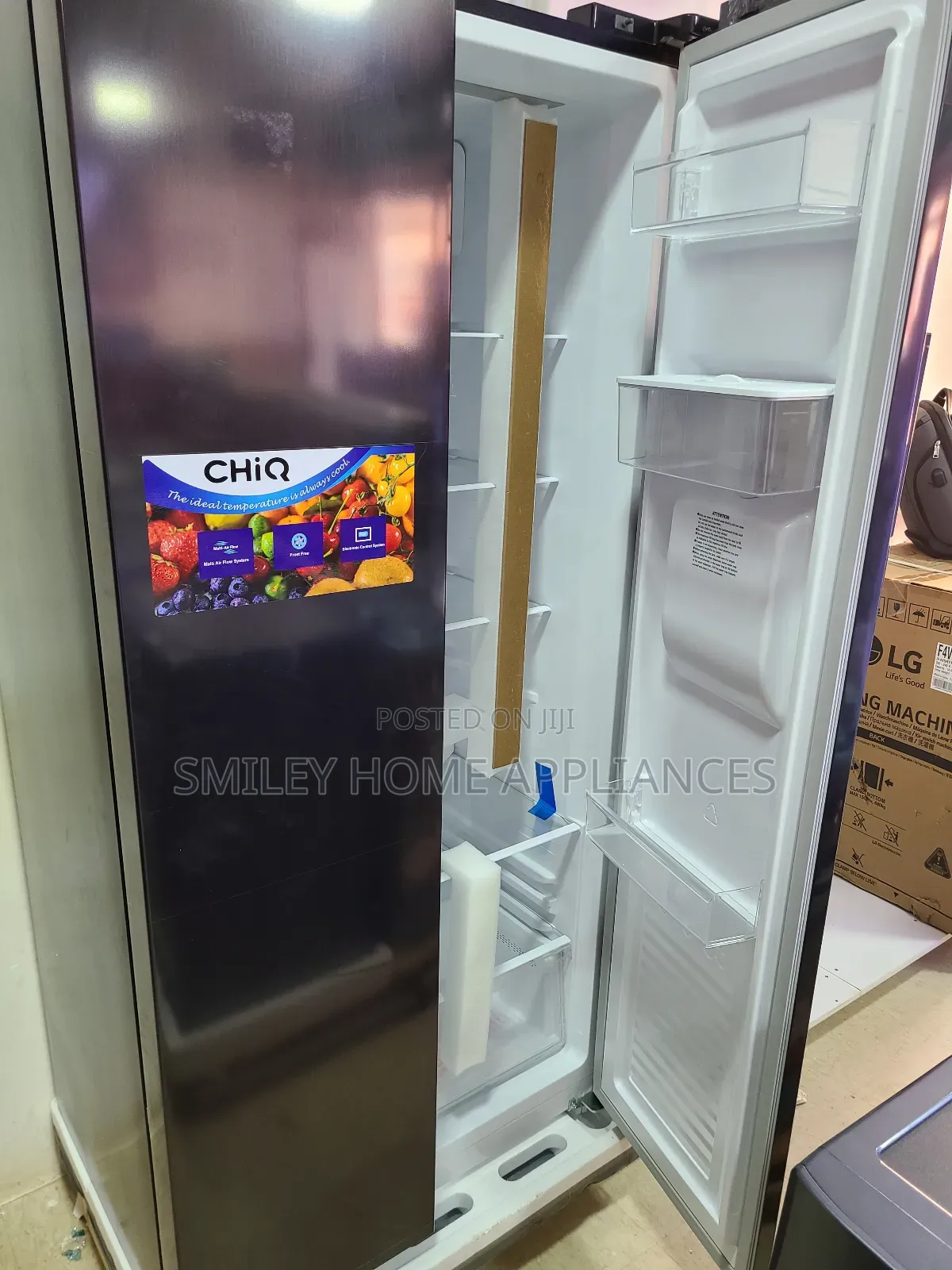 Brand New 680ltrs Chiq Frost Free Side by Side Fridge