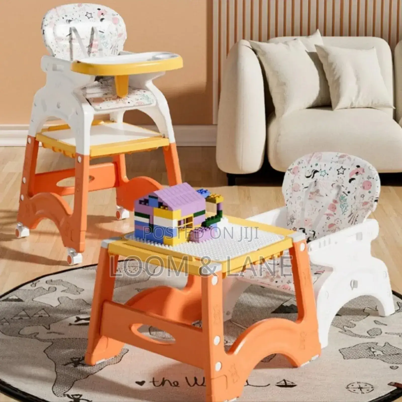 Multifunctional Baby Eating Feeding Learning Swing Chair