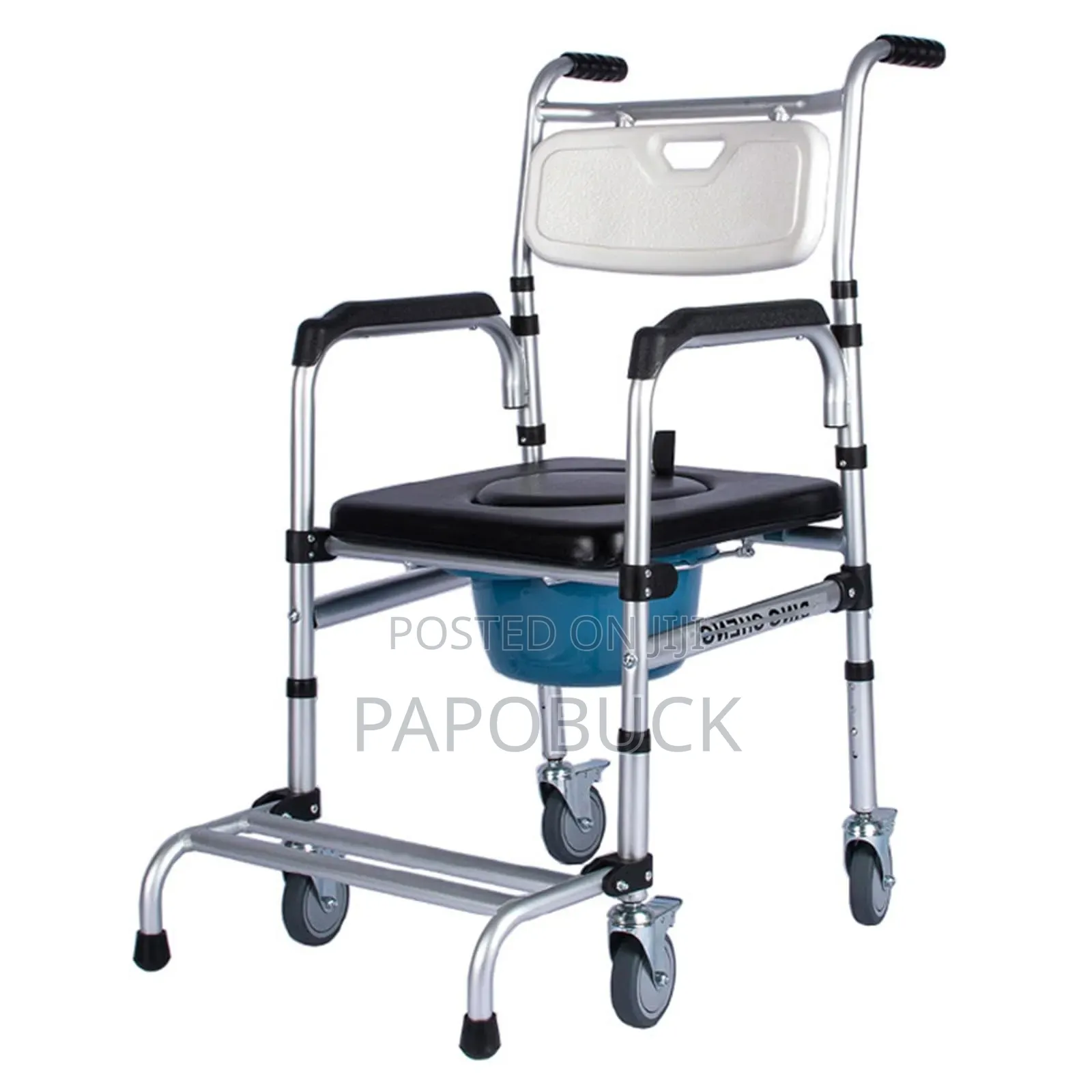 Portable Commode Chair With Wheels