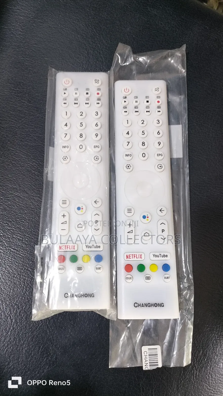 Changhong Smart TV Remotes White