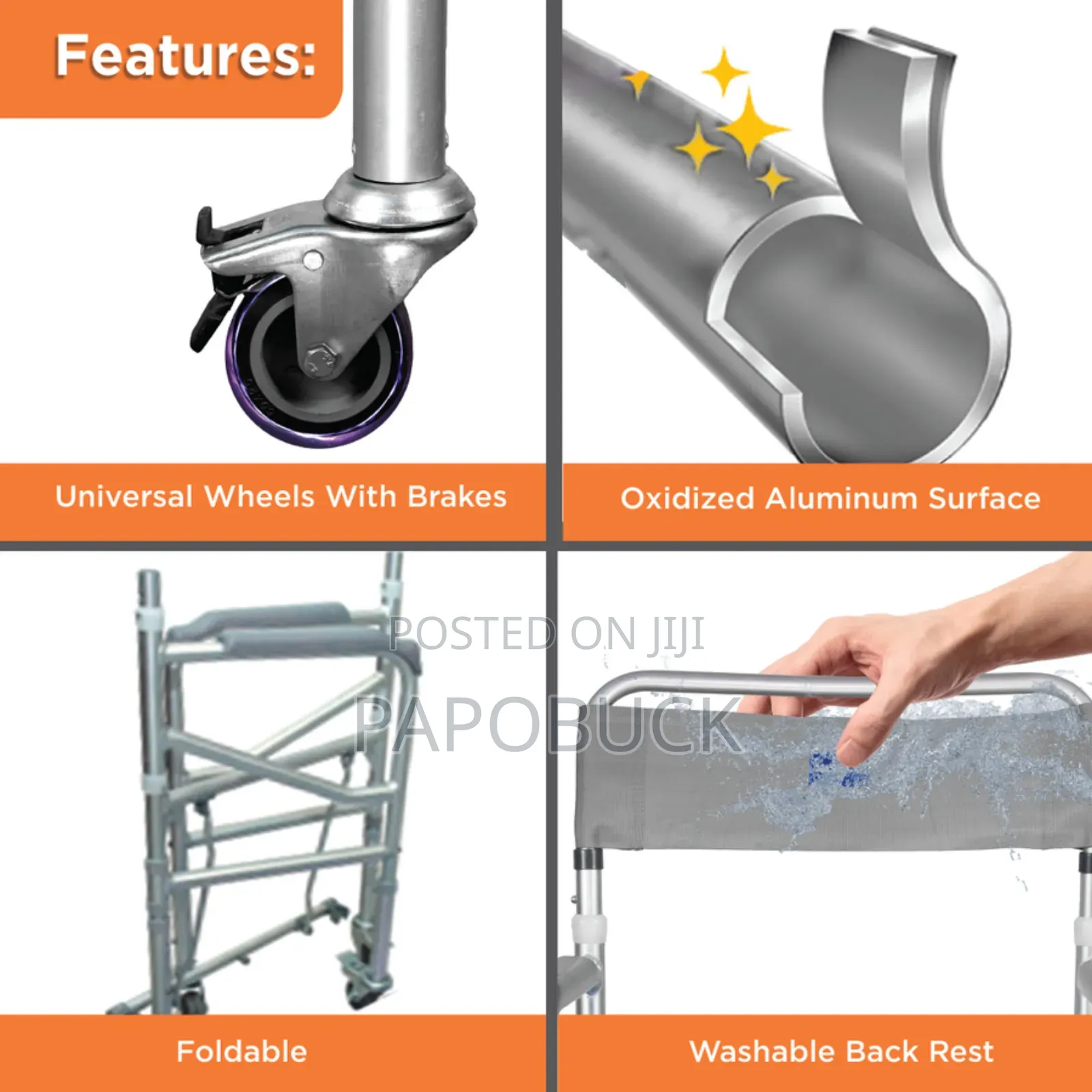 3 in 1 Commode Foldable Chair